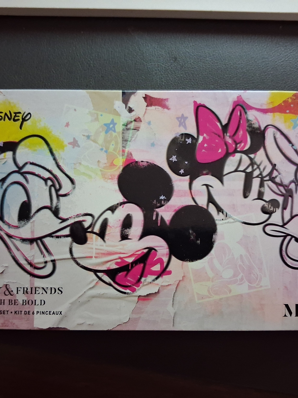 Disney Minnie & Mickey Pop Art Poster in Pink and Black